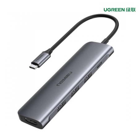 TEST TEST UGREEN Type C To HDMI +USB 3.0*3 +PD Power Converter-50209